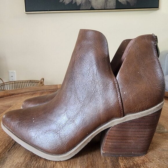 Michael By Michael Shannon Aubrey Brown Boots Womens 9.5 | 331612 - Picture 11 of 14